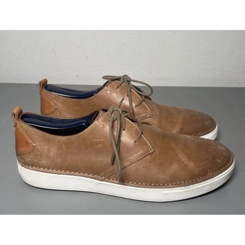 Johnston & Murphy Noah Mens Leather‎ Lace Up Shoes Size 9.5 M